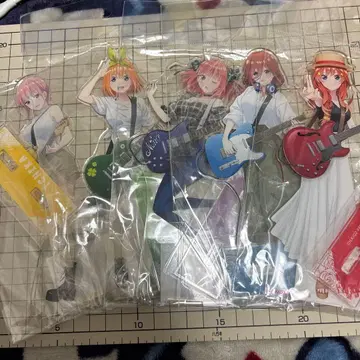 5등분의 신부 아크릴 스탠드 기타 연주ver. 5개 세트