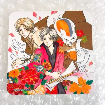 나츠메 타카시 20주년 카페 특전 코스터 나츠메 타카시 냥코센세 나토리