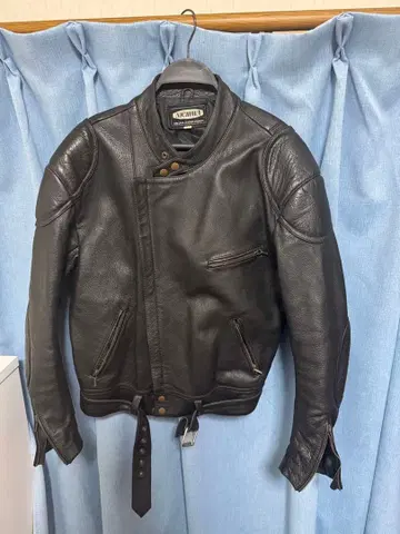 가죽 재킷 레더 블랙 라이더 자켓 4L 사이즈 NICHIIWA