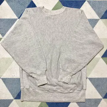 90s Champion 눈 없음 그레이 리버스 위브 자수 택 XL 사이즈