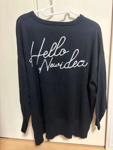 야마다야 새상품 Aga 블랙 검정 긴팔 니트 F 사이즈