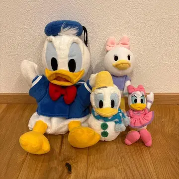 도널드 덕 데이지 봉제 인형 4개 세트