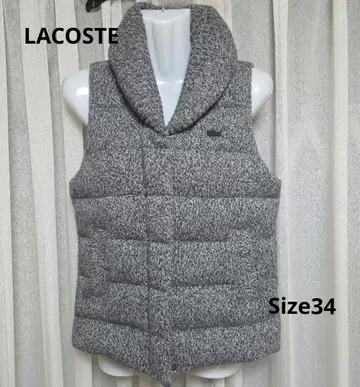 라코스테 니트 다운 베스트 그레이 계열