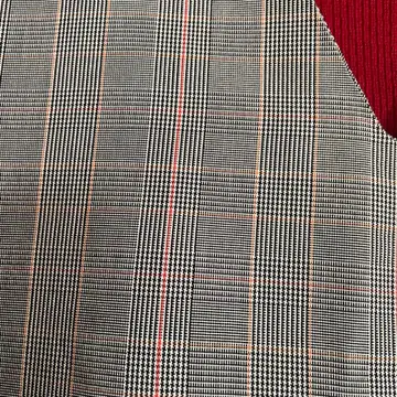 체크 무늬 살로펫풍 캐주얼 팬츠