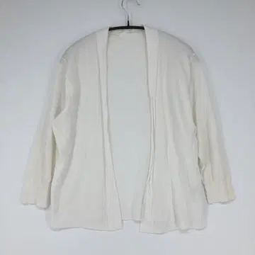 MUJI 무인양품 화이트 가디건 M 사이즈