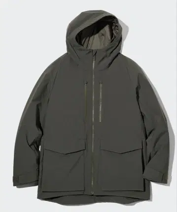 하이브리드 다운 파카 ( 3D 컷 )