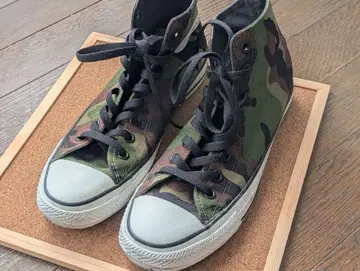 CONVERSE 카모플라쥬 패턴 하이컷 26cm