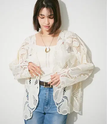 아이보리 레이스 가디건 Remind me and forever