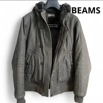 BEAMS 밀리터리 자켓 아우터 카키 M 사이즈