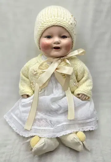 빈티지 Horsman Baby Dimples 컴포지션 인형