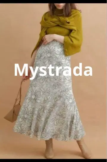 Mystrada 마이 스트라다 아이리스 레이스 스커트 화이트 M 사이즈