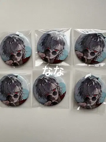 니지산지 Kuzuha 2 랜덤 캔뱃지 6개 세트