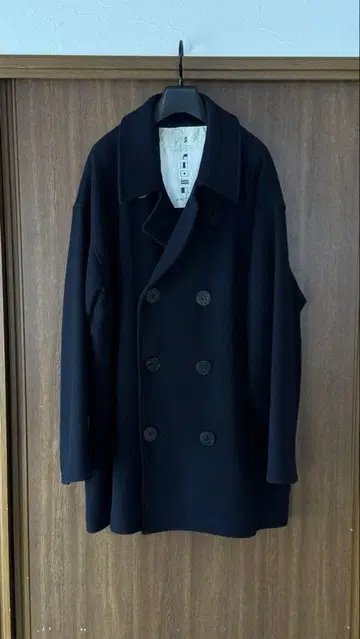 NAUTICA 울 피 코트 P 코트 오버 사이즈 하세가와 아키오