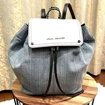 새상품 ARMANI EXCHANGE 아르마니 체인지 백팩 파랑