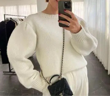 [ 새상품급 ] OHGA PUFF KNIT 퍼프 니트 스웨터