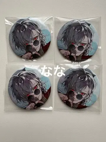 니지산지 Kuzuha 2 랜덤 캔뱃지 4개 세트