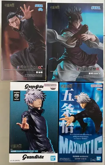 주술회전 피규어 4세트 미개봉 새상품