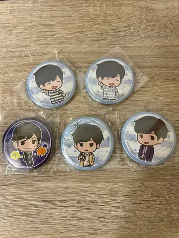 카미야 히로시 kiramune 메시지 라이브 캔뱃지 5개 세트