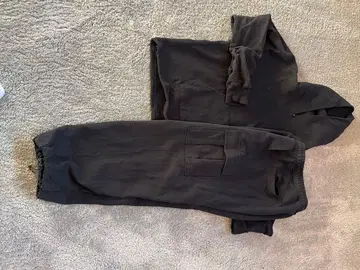 B:MING by BEAMS 블랙 후디 카고 팬츠 세트 L