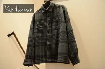 [새상품급] 론 헤르만 Ron Herman RHC 플란넬 셔츠 녹색/그린