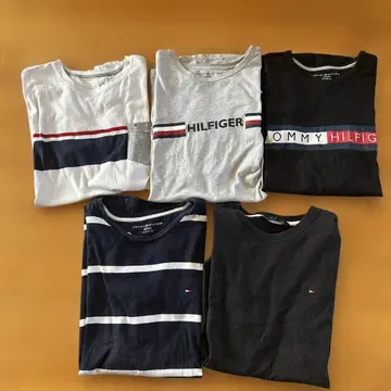 타미힐피거 티셔츠 5개 세트 XL