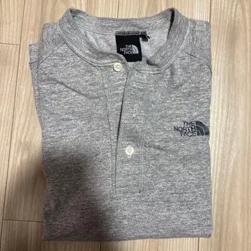 THE NORTH FACE 그레이 긴팔 티셔츠