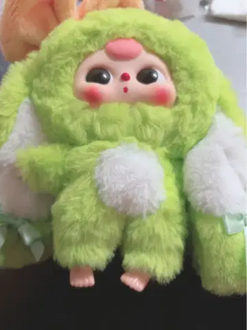 baby three 토끼 옐로우 그린