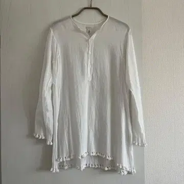 dosa 카디 코튼 셔츠 태슬 블라우스