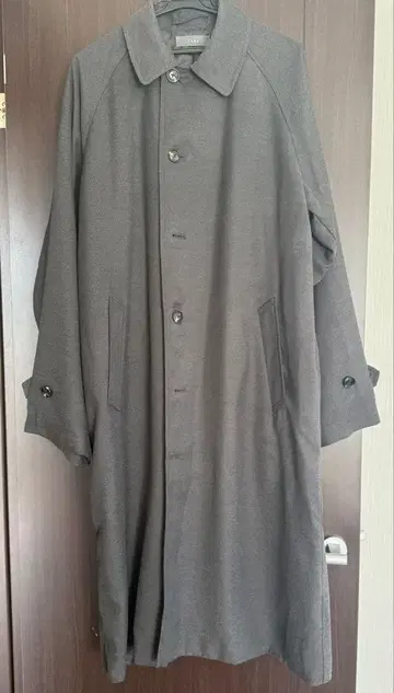 CLEL 그레이 스텐카라 코트 M 사이즈