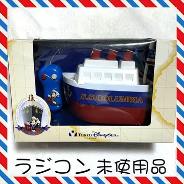미사용품 무선 조종 s.s 컬럼비아호 미키마우스 디즈니씨 완구선