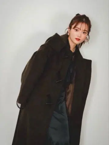 PINUE 피누에 더플 코트 차콜 S