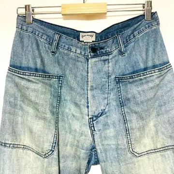 휴스턴 세일러 팬츠 USN 데님 빅 루즈 M 사이즈 10079