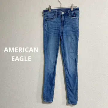 현품 한정 AMERICAN EAGLE 스키니 데님 US 2 팬츠