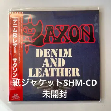 삭손 / 데님 & 가죽 종이 자켓 SHM-CD 미개봉