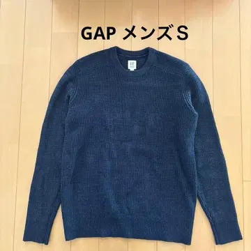 GAP 니트 네이비 네이비 리브 크루넥 스웨터 S