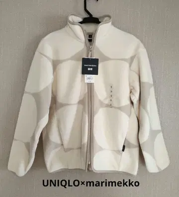 [ 미사용품 ] UNIQLO x marimekko 플리스 풀집업 자켓