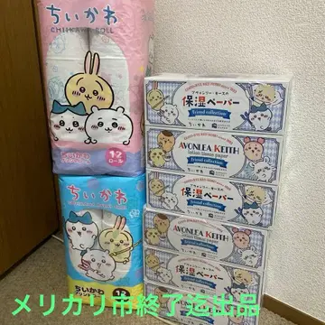 치이카와 (먼작귀) 화장실 페이퍼 보습 페이퍼 4개 세트