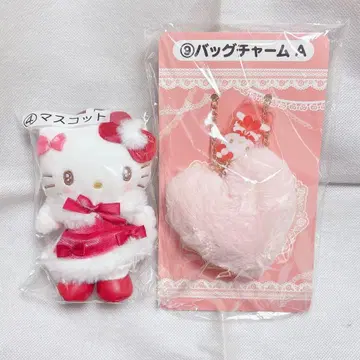 미사용 새상품 산리오 복권 헬로키티 뽑기 마스코트 백참 A