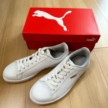 [ 시착만 함 ] PUMA 화이트 스니커즈 25.0cm