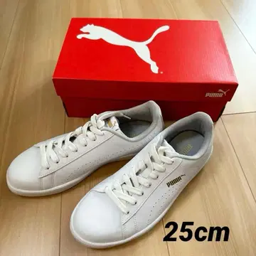 [ 시착만 함 ] PUMA 화이트 스니커즈 25.0cm