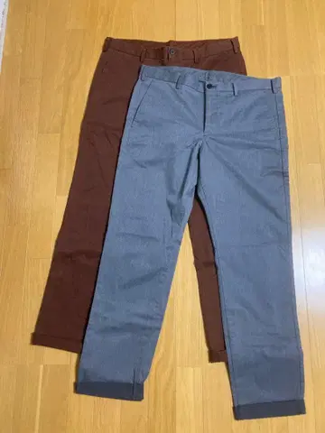UNIQLO 슬림핏 치노 2세트
