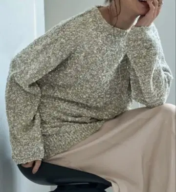 스타일 델리 리본얀 니트 민트 믹스