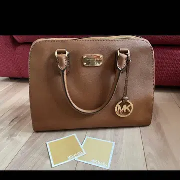 새상품급 MICHAEL KORS 브라운 핸드백