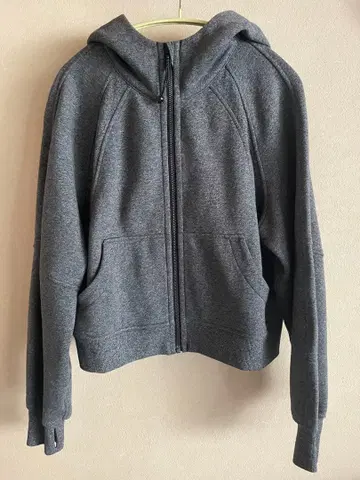 Lululemon 다크 그레이 후드티 XS/S