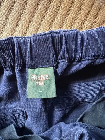 Phatee 코듀로이 팬츠 L 사이즈 네이비