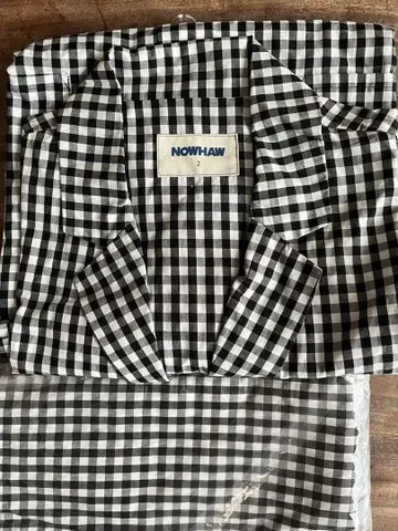 NOWHAW 깅엄 체크 파자마