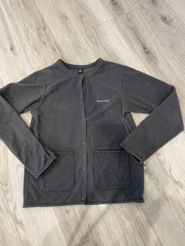 새상품급 mont-bell 그레이 샤미스 가디건 XL