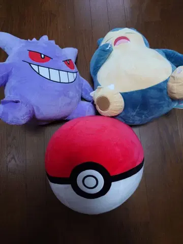 포켓몬 봉제 인형 겐가르 카비곤 몬스터볼