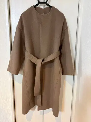 미라 오웬 Mila owen 노카라 롱 코트 벨트 포함