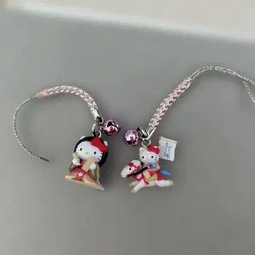 헬로키티 지역 한정 스트랩 후쿠시마현 소마시 2개 세트